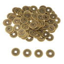 Set of 100 Chinese Lucky Coins Feng Shui Home Office Decor Jiaqing Copper