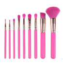9pcs Pink Makeup Brushes Foundation Powder Eye Shadow Brush Cosmetic Tool