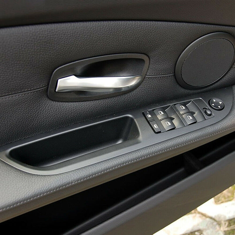 Window Switch Panel Bezel Front Left Driver Side for BMW E60 08-10 (Black) A