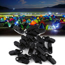 20 X Tarp Clamp Camping Alligator Fixed Clips Tent Outdoor Survival Tighten Tool