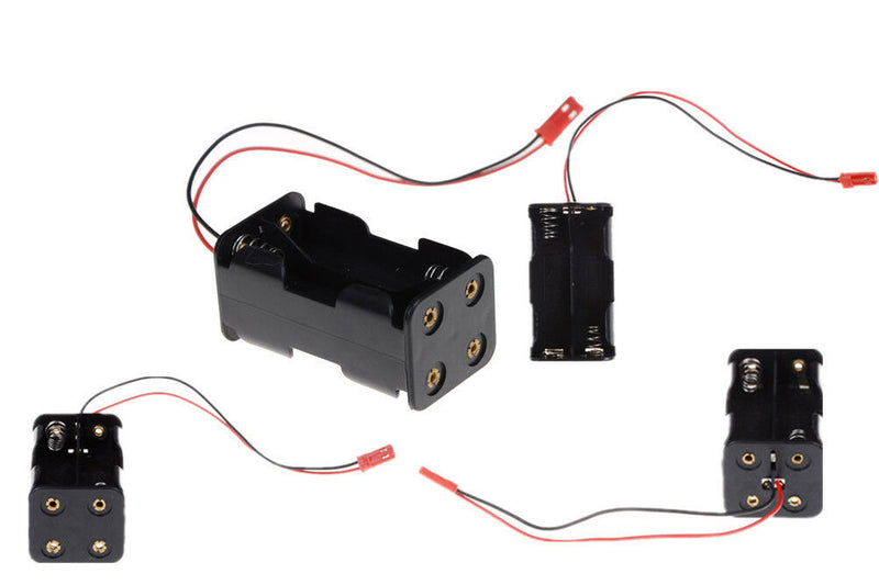 Receiver Battery Pack Case Box 4 x AA  Connector Battery Insert RC ModelSM`US