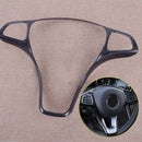 Carbon Fiber Steering Wheel Cover Decor fit for Benz C-Class W205 GLC-Class X253
