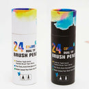 24-Color Barreled Pen, Painting Art Marker Pen, Watercolor Brush Brush, Cal