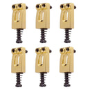 6 Pieces Rectangel Guitar Bridge Saddles for Fener   Guitar Parts