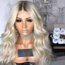 Wignee Long Ombre High Density Temperature Synthetic Wig For Gradient Light