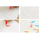 9Pc Fine Metal Hollow Drawing Ruler Painting Stencil For Journal Note Book Diary