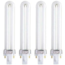 9W Uv White Lamp Tube Light Bulbs CCO Gel Nail Art Bulb Dryer Curing G6S4