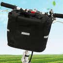 Bicycle Basket Detachable Cycling Handlebar Basket Bike Front Carrier Bag P