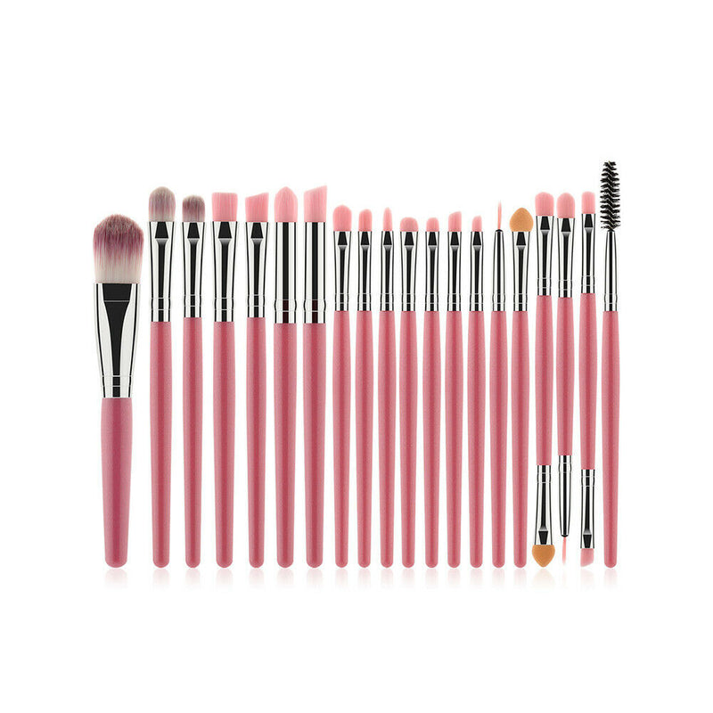 20pcs Makeup Brushes Set Eyeshadow Lip Cosmetic Foundation Brush (TM-195) A