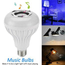 LED Bulb RGB Light Wireless Bluetooth Audio Speaker Music Dimmable Lamp Pla J7D5
