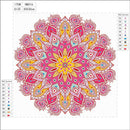 Special Shaped 5D DIY Diamond Painting Color Mandala Embroidery (HB016)
