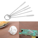 5pcs Mini Nylon Pastry Tube Brushes Set Teapot Keyboards Fans Cleaning Tool