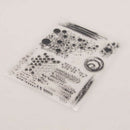 2X Clear TPR Rubber Stamp Cling Seal Scrapbooking Diary Card DIY Decor Craft