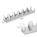 Holder Stainless Steel Pancake Rack Shell Display Stand, 13.4 Inch, Holds 6
