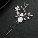 Bride Hairpins Wedding Luxury Decoration Headwear Jewelry Floral Elegant  OZ