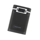 3 in 1 Solar Charger Power Bank 12000mAh USB Battery Black