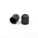 100x BLACK Plastic Tire Valve Air Dust Cover Stem Caps Wheel Car Truck SUV Bike
