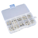 50pcs 5x20mm 250mA~6.3A Fast Blow Glass Tube Fuse Assortment Kit Electrical O2G5