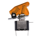 12V 20A Yellow LED Toggle Switch SPST ON/OFF with Yellow Cover for Car Truck