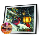 Winter Birds 5D DIY Full Round Drill Diamond Painting Mosaic Decor Craft