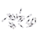 40Pcs Plastic Fishing Rattles Lure Tube Attract   Tackle with Metal Ball