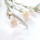 Automatic Rectangle Ponytail Holder Spring Crystal French Barrettes Hairpin