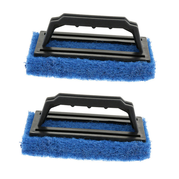 2Pcs Plastic Handle Portable Sponge Kitchen Glass Tile Magic Cleaner Cleaning