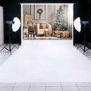 0.9X1.5m Christmas Background Cloth Pictorial Cloth Party New Year Xmas Tree Gif