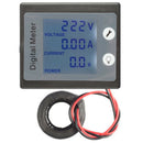 AC Single Phase Digital Panel Voltmeter Ammeter 220V 100A Voltage Current E C4U9