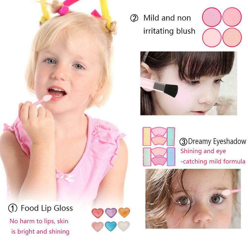 Children's Tote Makeup Set Princess House Makeup Kit Girl Toys Supply