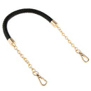 Women PU Leather Braided Handbag Shoulder Bag Strap Chain Bag Accessories