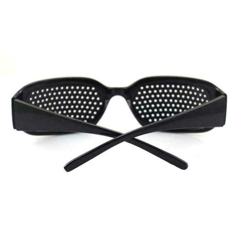 Eyewear Pinhole Glasses Training Black Eyesight Improvement Vision Fas Care B9G2