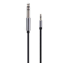 2Pcs 3.5mm 1/8" Male To 6.35mm 1/4" Male Stereo Audio Cable
