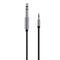 2Pcs 3.5mm 1/8" Male To 6.35mm 1/4" Male Stereo Audio Cable