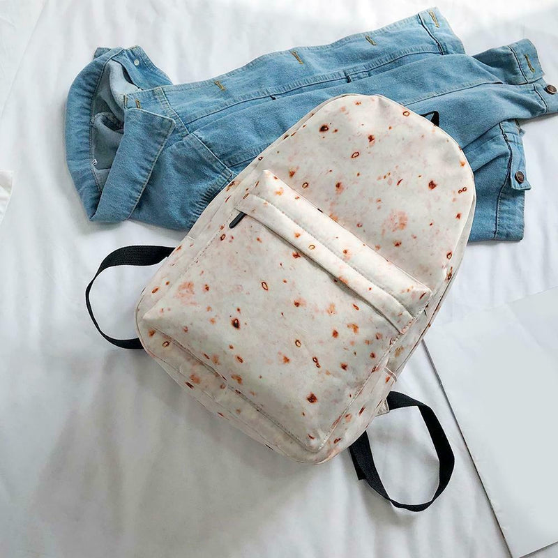 Women Backpack Canvas Preppy Large School Travel Printing Bags for Students