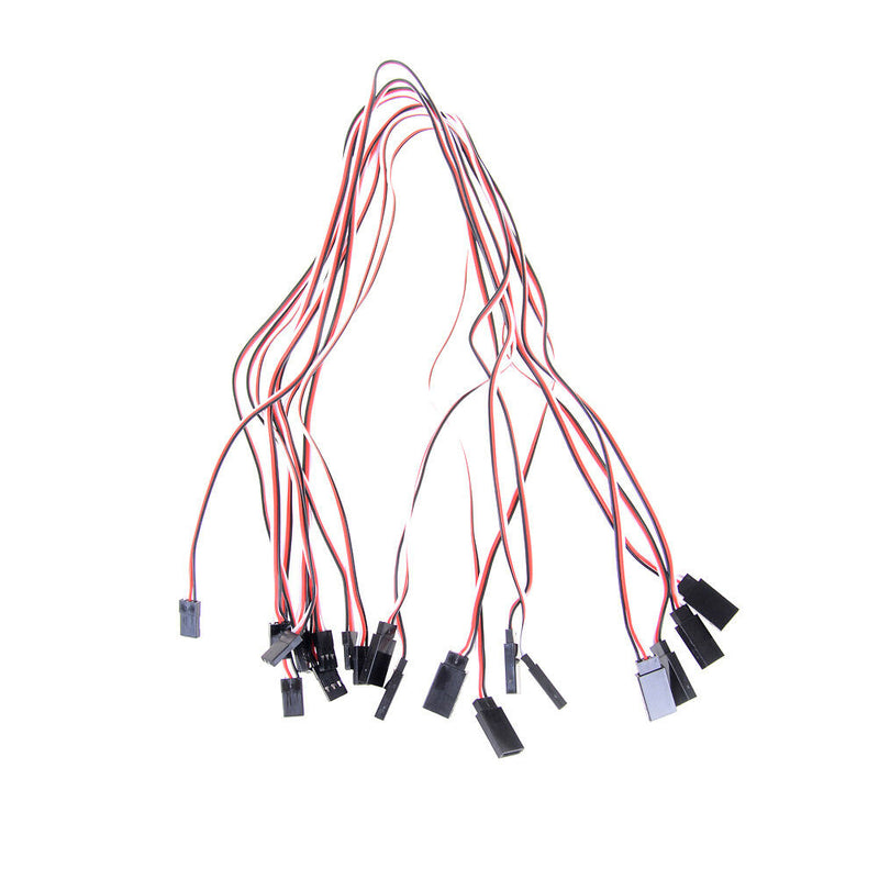 10Pcs 50cm Servo Extension Cord Cable Lead Wire OZ 50cm 26AWG ME