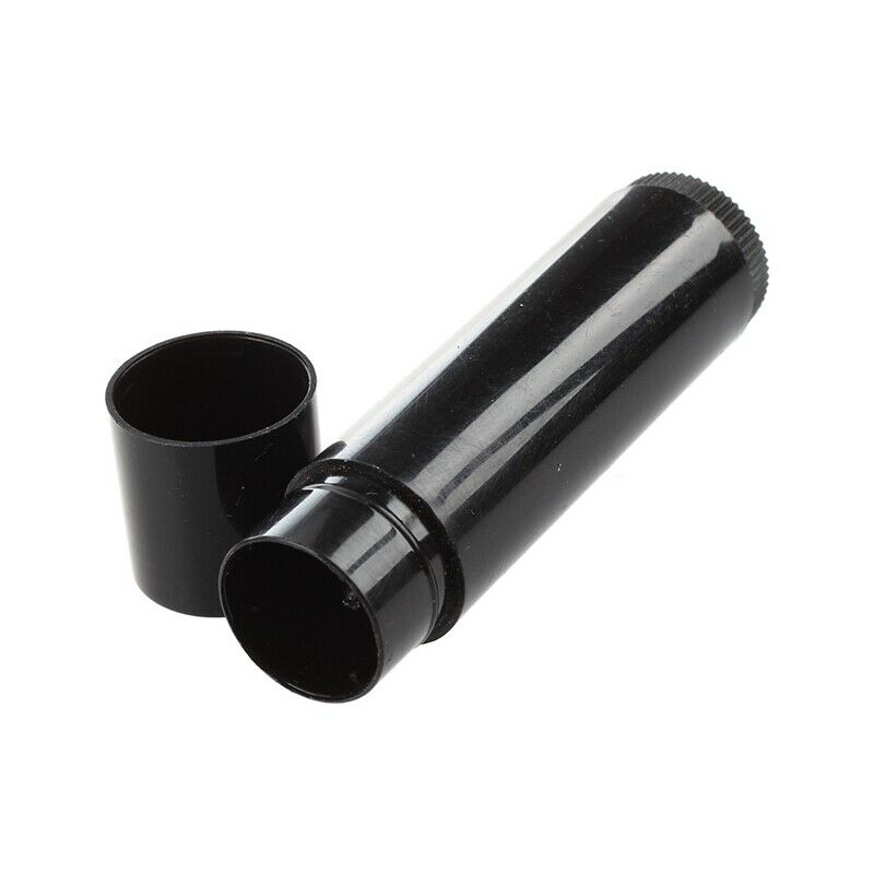 100 Black Empty Lip Balm Tubes Containers B7K2