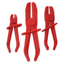 3x Plastic Flexible Hose Clamp Kit Pipe Pinch Off Plier Brake Fuel Water Line AU