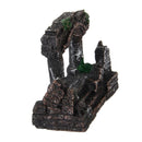 Roman Temple Door Aquarium Fish Tank Ornament Hiding Cave Underwater Decor