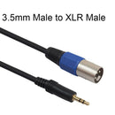 1.5 Meter 3.5mm Plug Male Audio Cable to XLR 3-pin Male Microphone Adapter