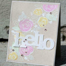 DIY Letter hello Shape Cutting Dies Stencil Scrapbooking Embossing Template