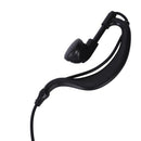 2 Way Radio Earpiece 2 Pin G-Shape Security Headset Inline Ptt Mic Earphone