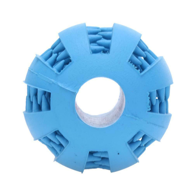 7cm Pet Toys Rubber Interactive Ball for Dog Chew Tooth Cleaning(Blue) A