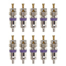 10pcs Universal R134a Car A/C Valve Cores Copper Air Conditioning Valve Cores