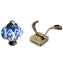 Pumpkin Shaped Ceramic Pull Handle Knob Retro Door