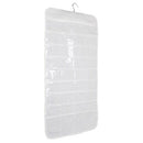 72 Pockets Jewelry Earring Necklace Pouch Display Holder Closet Storage Org