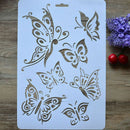 Craft Butterfly Stencils Template Painting Scrapbooking Stamps Album DIY New