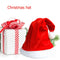 Golden Velvet Christmas Hat Plush Santa Claus Cap Festival Costume (20pcs) A