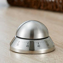 Stainless Steel Ufo Mechanical Countdown Kitchen Timer Cooking Tools Round