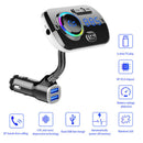 Bc49Aq Bluetooth Car Charger Wireless Car Kit Mp3 Player Lcd Display Hands  A3L8